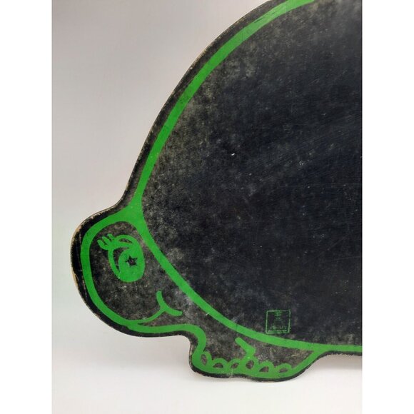 Vintage IDEAL School Supply Happy Hoppy Turtle Chalkboard Teacher Core USA - Picture 2 of 10